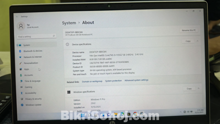 Hp ProBook 430 G8 Notebook pc